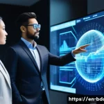 빅데이터 업계 최신 트렌드 - **Prompt:** A diverse group of data scientists and business analysts, both male and female, of varyi...