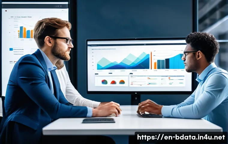빅데이터 관련 필수 자격증 - A modern office scene showing a diverse group of professional data engineers collaborating around a ...